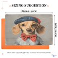 thumbnail image 6 of Yayeee Doormat for Inside 20"x32" Absorbent Low-Profile Washable Non-Slip Rubber Backed Entryway Rug, Yellow Dog Artist, 6 of 8