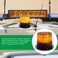 thumbnail image 3 of BRIGHTFUFU Luz estroboscópica LED de emergencia para coche con energía solar, luz de advertencia de seguridad para vehículos con base magnética, 3 of 8