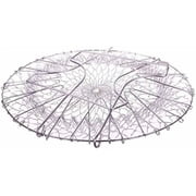 pcs foldable stainless steel salad baskets, steaming and rinsing basket for french fries, vegetables and salads
