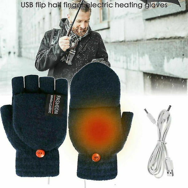USB Heated Gloves for Women and Men Rechargeable, Winter Hand