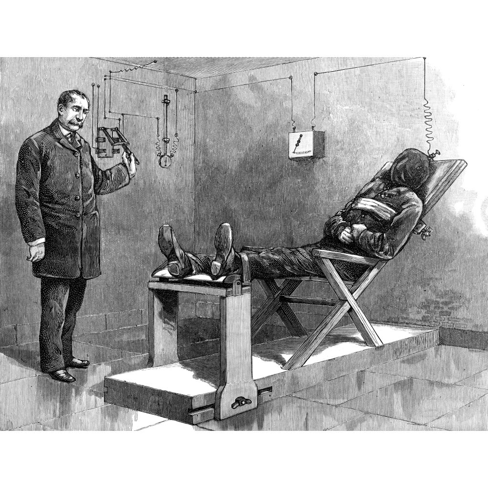 Electric Chair 1890 Na Demonstration Of The WorldS First Electric Chair