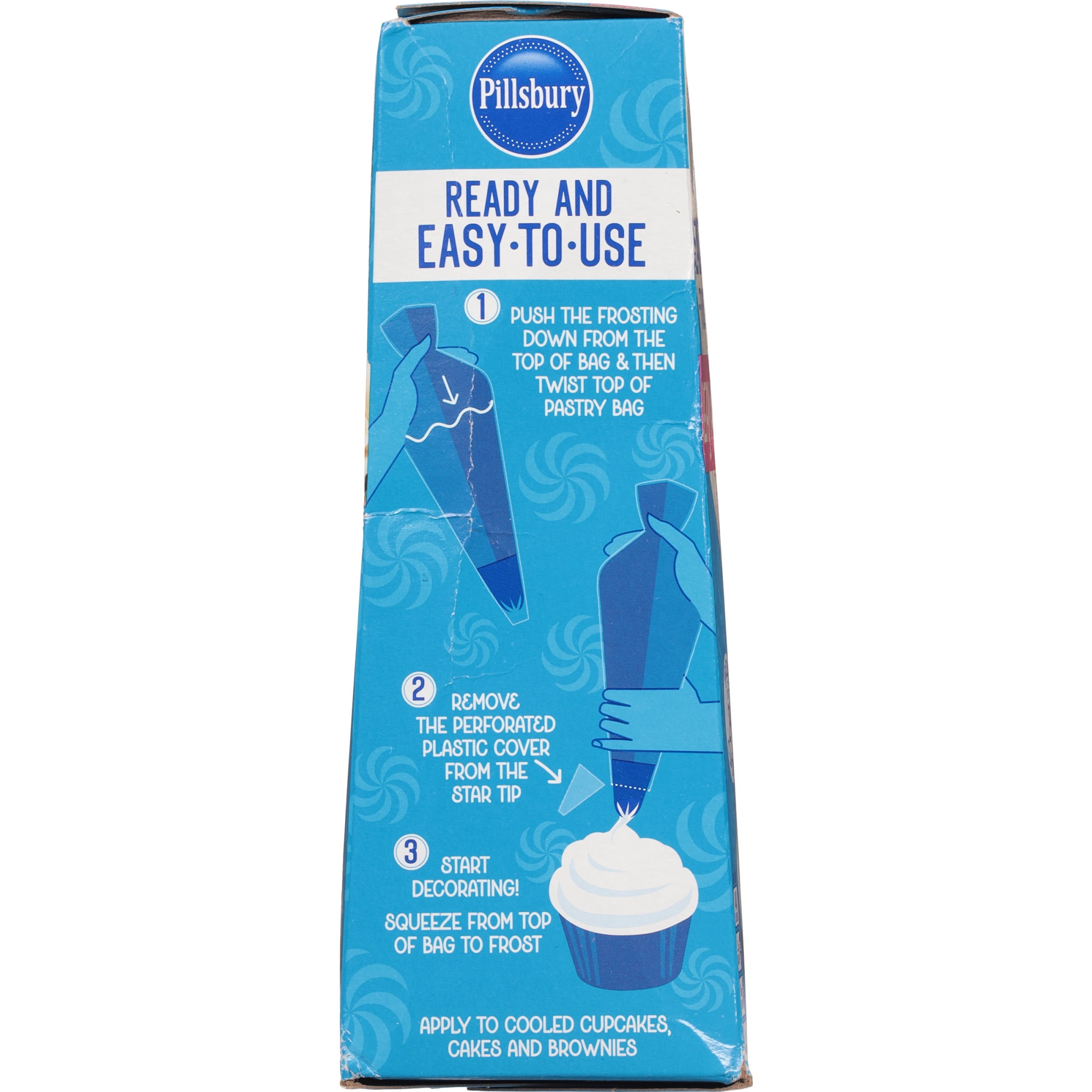 Pillsbury Cream Cheese Flavored Ready-to-Use Frosting Bag, 16 oz Bag