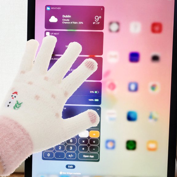 FOMIYES Touch Screen Texting Warm Gloves Women Imitated 1 Pair Christmas