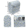 thumbnail image 5 of Watercolor Flowers Lounger Chair Bag, Opium Poppy Field Botanical Essence Spring Vibe Feminine, High Capacity Storage with Handle Container, Lounger Size, Pale Green Pale Blue, by Ambesonne, 5 of 5