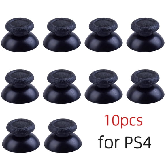 10-Piece Replacement Thumbsticks for PS5, PS4, PS3, Xbox One & Xbox 360 Controllers Analog Joystick Caps Repair Parts