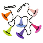 Witch Hat Garland, Multicolor, 6', Halloween by Way To Celebrate