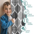 thumbnail image 3 of Blackout Kids Curtains,Boho Bohemia Geometric Line Art Childrens Insulated Curtains Set Of 2,Bedroom Essentials,Toddler Room Decor 42"x54"(106x137cm), 3 of 4