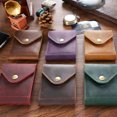thumbnail image 2 of Étui en Cuir Véritable pour Permis de Conduire Véhicule à Moteur Cheval Fou Rétro Porte-Cartes simple Porte-Cartes de Conduite Cuir de Vache, 2 of 5