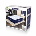 Bestway Tritech Fashion Flock Air Mattress Queen 20” with Builtin AC Pump and Antimicrobial