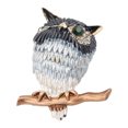 thumbnail image 2 of Brooch Pin, Beautiful Decorative Exquisite Fashional Electroplating Process Owl Brooch  For Clothes Decoration For Perfect Gift, 2 of 8