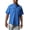 Vivid Blue, variant on Mens PFG Bahama II Short Sleeve Shirt - Big , Sail, XX-Large