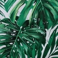 thumbnail image 5 of GOSMITH Tropical Green Leaves Summer Palm Leaf Hawaii California Tree Jungle Decor Shower Curtain for Bathroom Decoration White, 5 of 7