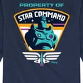 thumbnail image 3 of Lightyear - Property Of Star Command Badge - Toddler And Youth Long Sleeve Graphic T-Shirt, 3 of 5