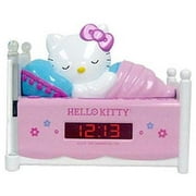 Angle View: Hello Kitty LED Alarm Clock, 6D71340A
