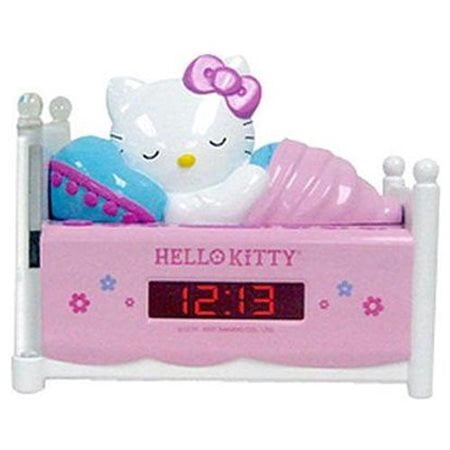 Sleeping Hello Kitty Alarm Clock Radio with Night Light