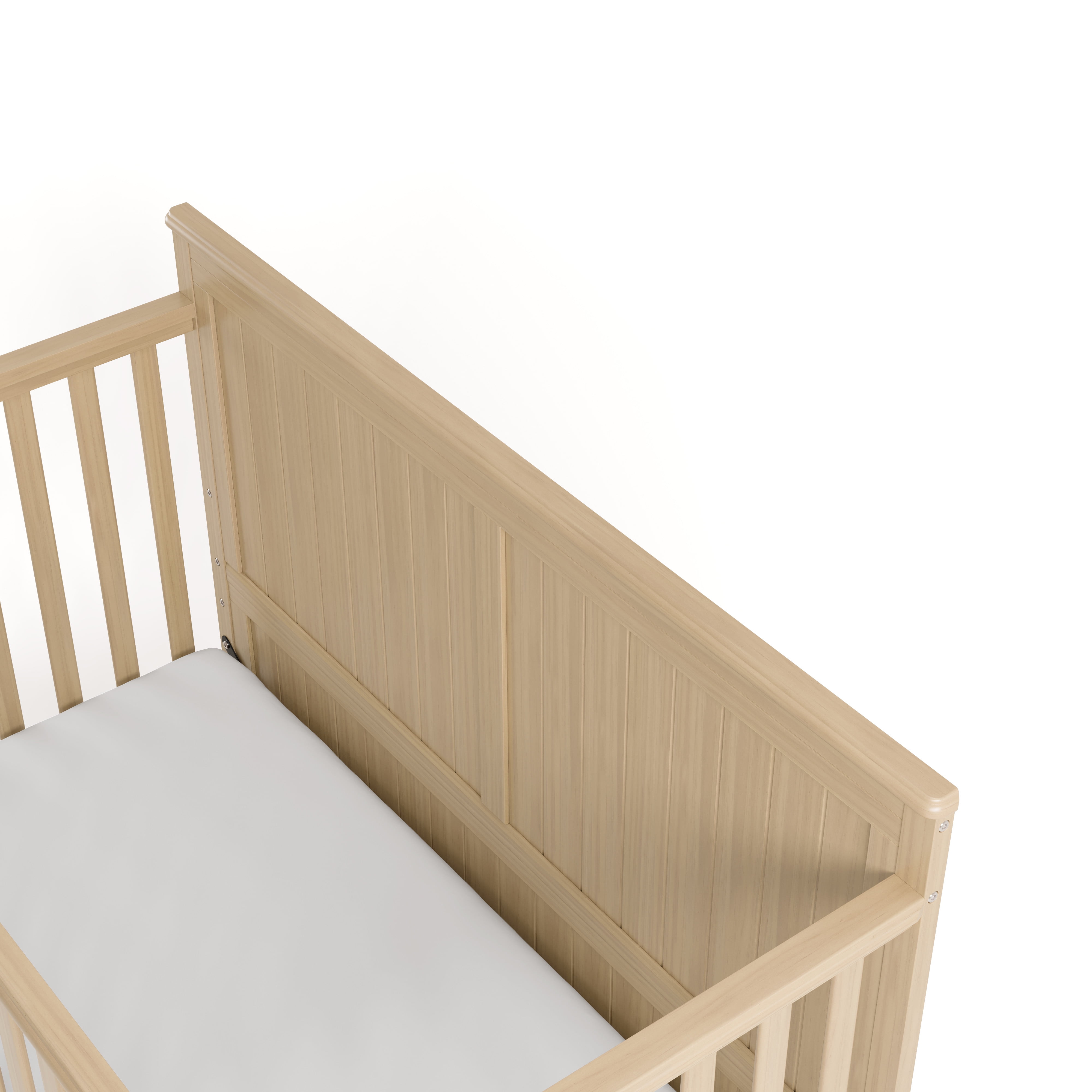 Graco Hadley 5-in-1 Convertible Baby Crib with Drawer, Driftwood