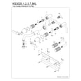 thumbnail image 6 of Kingston Brass KS3023KL Whitaker Two-Handle Wall Mount Roman Tub Faucet, Antique Brass, 6 of 7