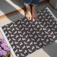 thumbnail image 4 of Dark Cartoon Unicorn Horse Flower Pattern Door Rugs,Washable Non Slip Door Mats Indoor,Decorative Door Mats,Entry Mat Indoor for Entrance,Bedroom,Kitchen,Bathroom,20"x32", 4 of 6