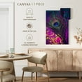 thumbnail image 5 of Elephant Stock Speckled Peacock Feather Wall Art - Vertical Canvas Wall Art - Living Room Wall Decor - Decor Elements Canvas - Blue And Yellow Decor - 8" x 12", 5 of 8
