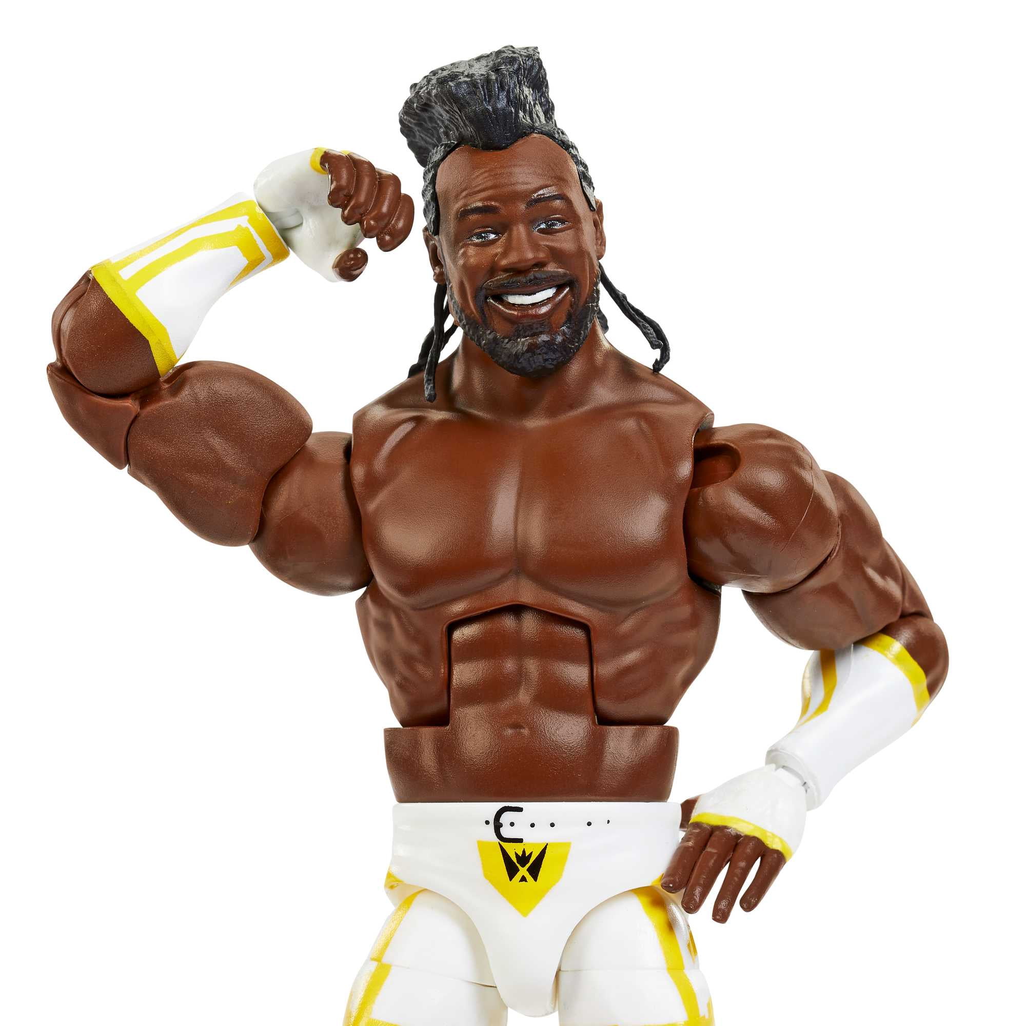WWE Elite Collection King Woods Action Figure with Accessories, Posable Collectible (6-inch)