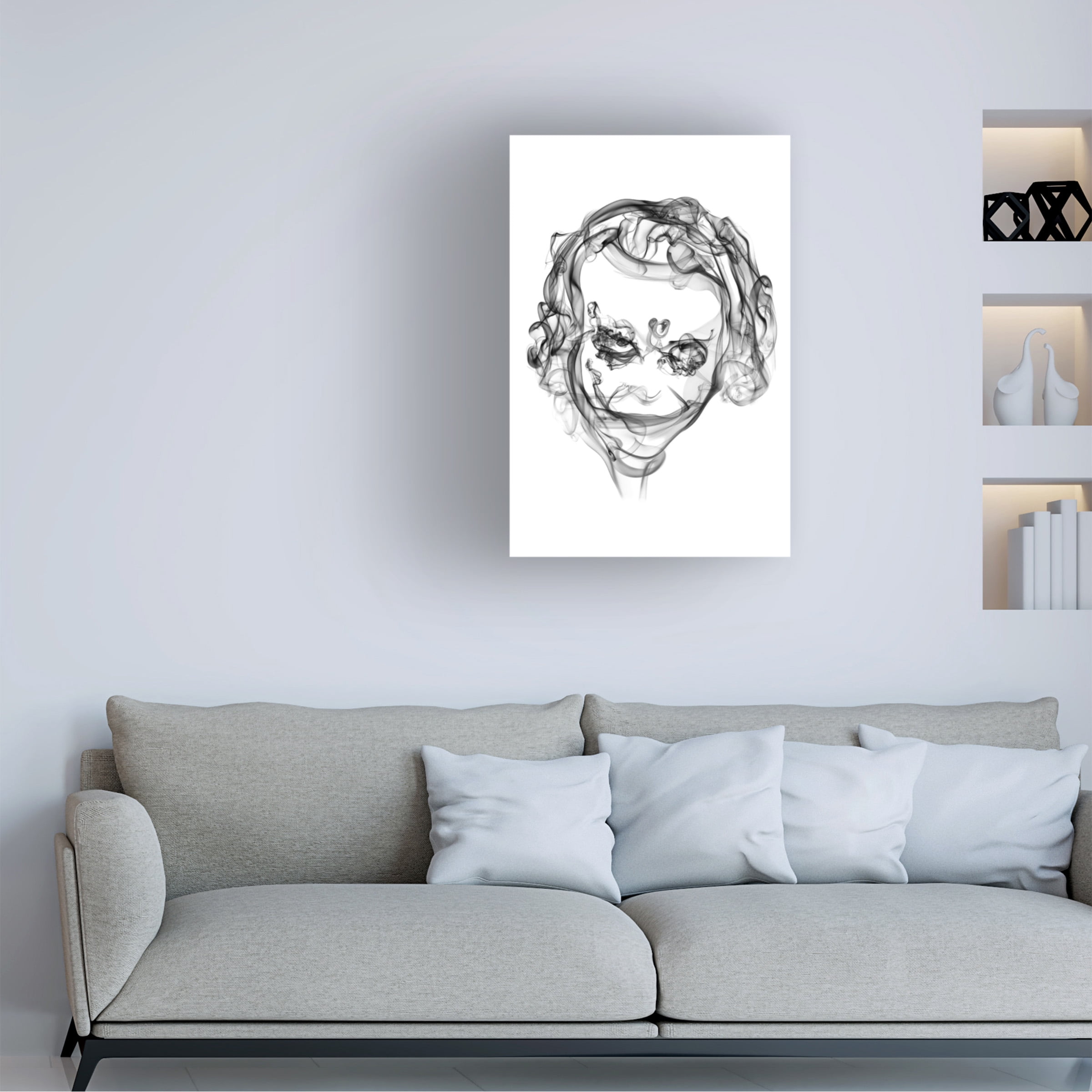 Trademark Fine Art 'Joker' Canvas Art by Octavian Mielu