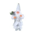 thumbnail image 3 of Figurine du Père Noël de Table Déco de Noël Intérieur Extérieur Collection Fête de Noël Blanc, 3 of 9