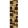 thumbnail image 5 of Premium 3D Hand Carved Thick Modern Contemporary Abstract Rug Design 3995 Brown Beige 2'7''x4', 5 of 10