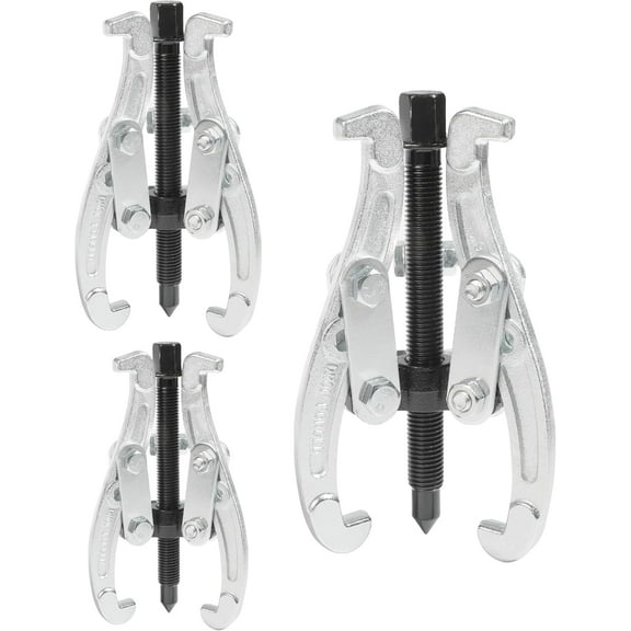 Gear Puller,Heavy Duty Pulley Puller,Car Accessories 3 Jaw Gear Bearing Flywheel Pulley Removal Tool,Gear Removal Tool Gear Puller Set,3" 4" 6" 3 Jaw Puller Kit for Slide Gears,Pulley,Flywheel