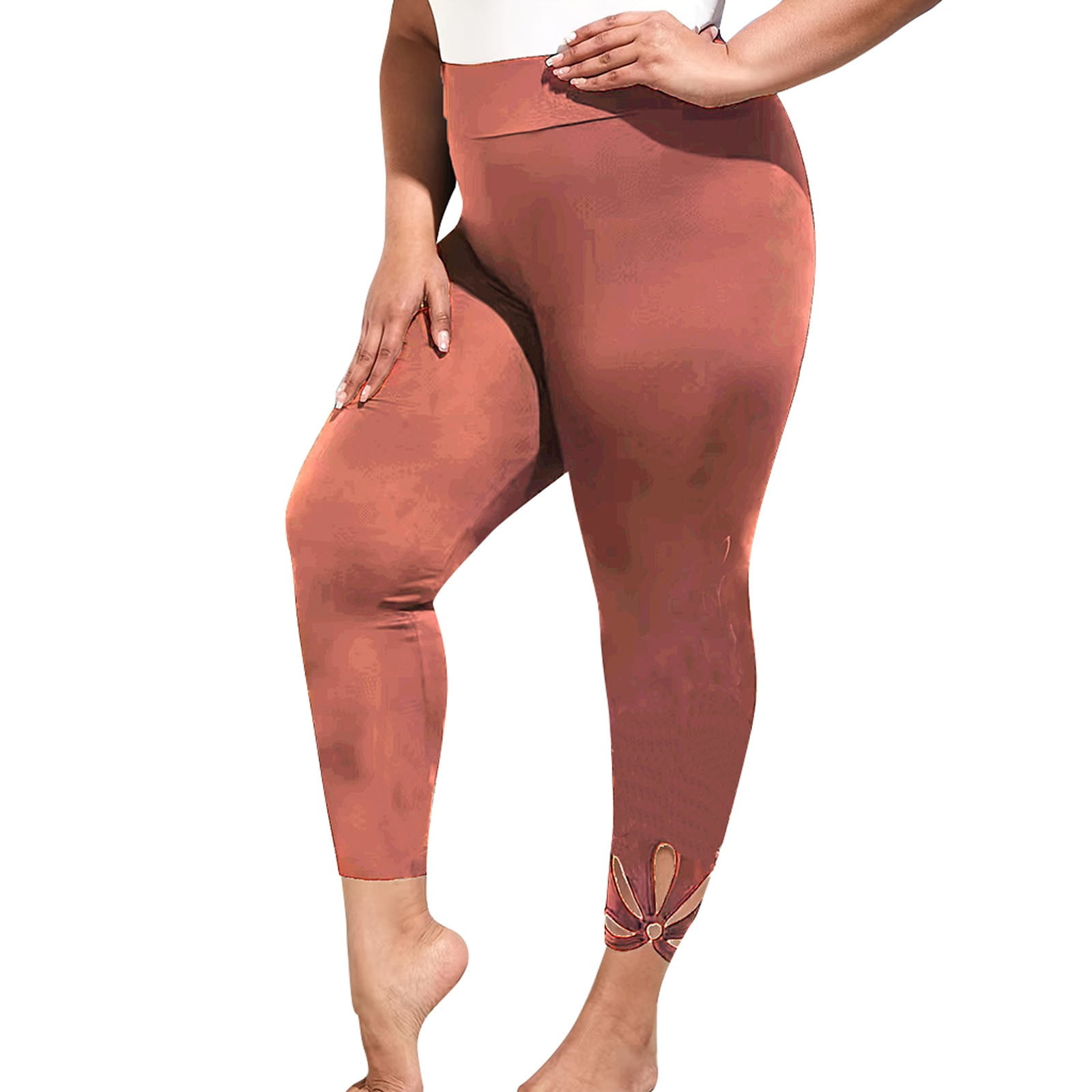 YUHAOTIN Maternity Leggings with Pockets Size Solid Hollow Leggings Fashion  Elastic Pants Women Waist Casual Plus Pants Loose Yoga Pants for Women  Petite Tall Leggings for Women 