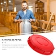 thumbnail image 3 of HOOWIFFY Couvercle de Seau à Verrouillage par Rotation Plastique Rouge Lot de 1 pour Tambours Barils d'Eau, 3 of 7