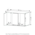 thumbnail image 3 of Furinno 21176CWN Peli Small Litter Box Enclosure, Columbia Walnut, 3 of 6
