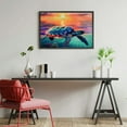 thumbnail image 5 of Shiartex Turtle Ocean Sunset Print Challenging Wooden Jigsaw Puzzle for Adults Gift - Family Friends Beach Theme 1000 PCS, 5 of 6