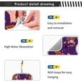 thumbnail image 4 of Coolnut Halloween Owls Cartoon Sink Splash Guard for Faucet 2 Packs Faucet Absorbent Mats, Faucet Handle Drip Catcher Quickly Drying Mat for Kitchen Counter Bathroom, 23.6"x5.5", 4 of 7
