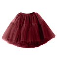 thumbnail image 3 of Midi Skirts for Women Skirt Adult Dancing High Short High Pleated Waist Skirt Solid Womens Clothes One Size, 3 of 3