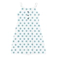 thumbnail image 4 of JDQJBZ Kids Toddler Girls Dress Sleeveless Button Front Layered Ruffle Hem with Pockets Sundress, 4 of 5