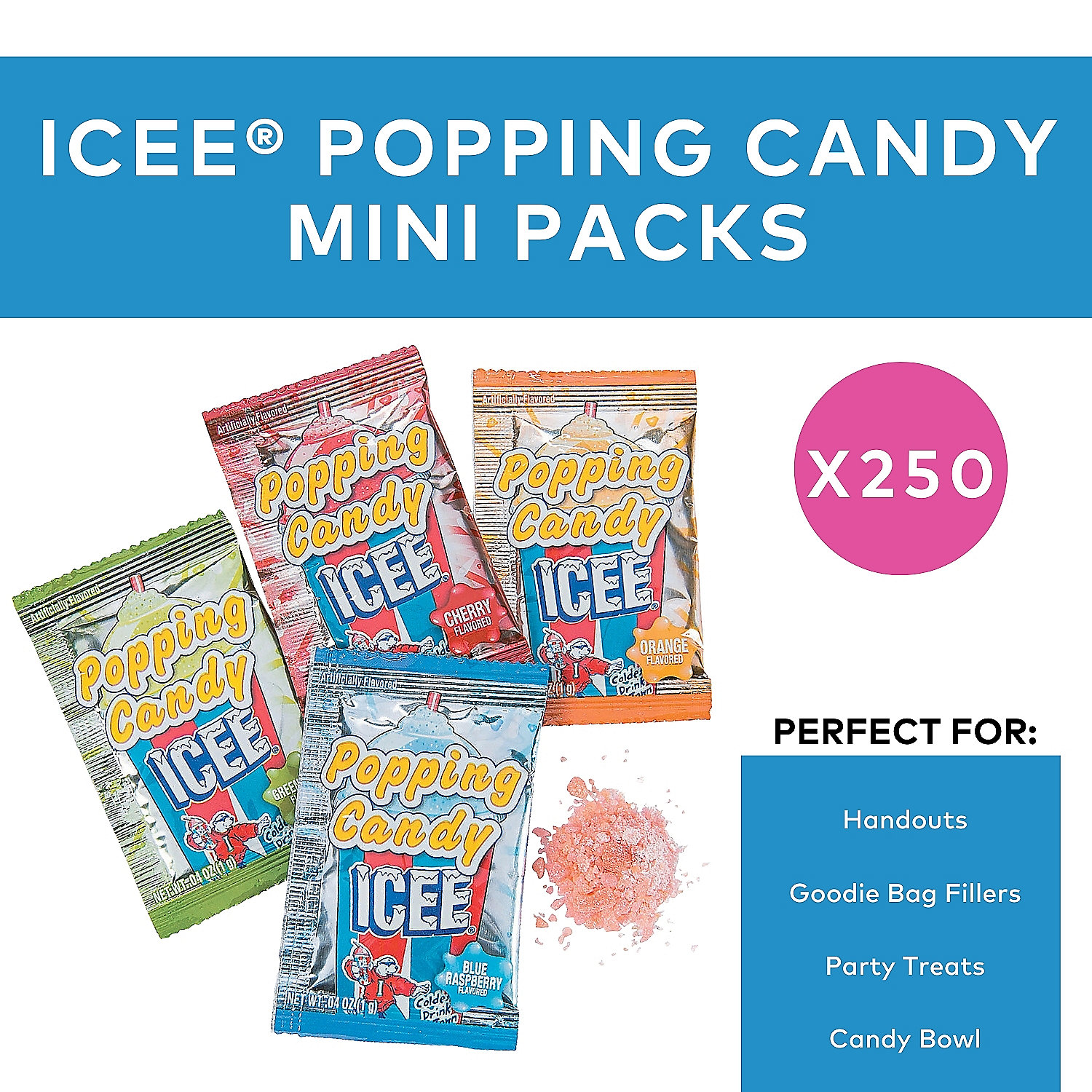 ICEE Popping Candy Bulk Bag (250 Count)