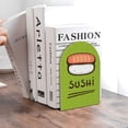 thumbnail image 6 of Naloa Fresh Sushi 2 Pcs Bookend Large Capacity Office Book Ends for Home Office Library School Study Decoration, 6 of 8