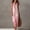 Pink, variant on Morttic Women's Elegant Contrast Strap Sleeveless Maxi Dress – Split Front Loose Tank Dress Beach Vacation Casual Outfit Gray,S