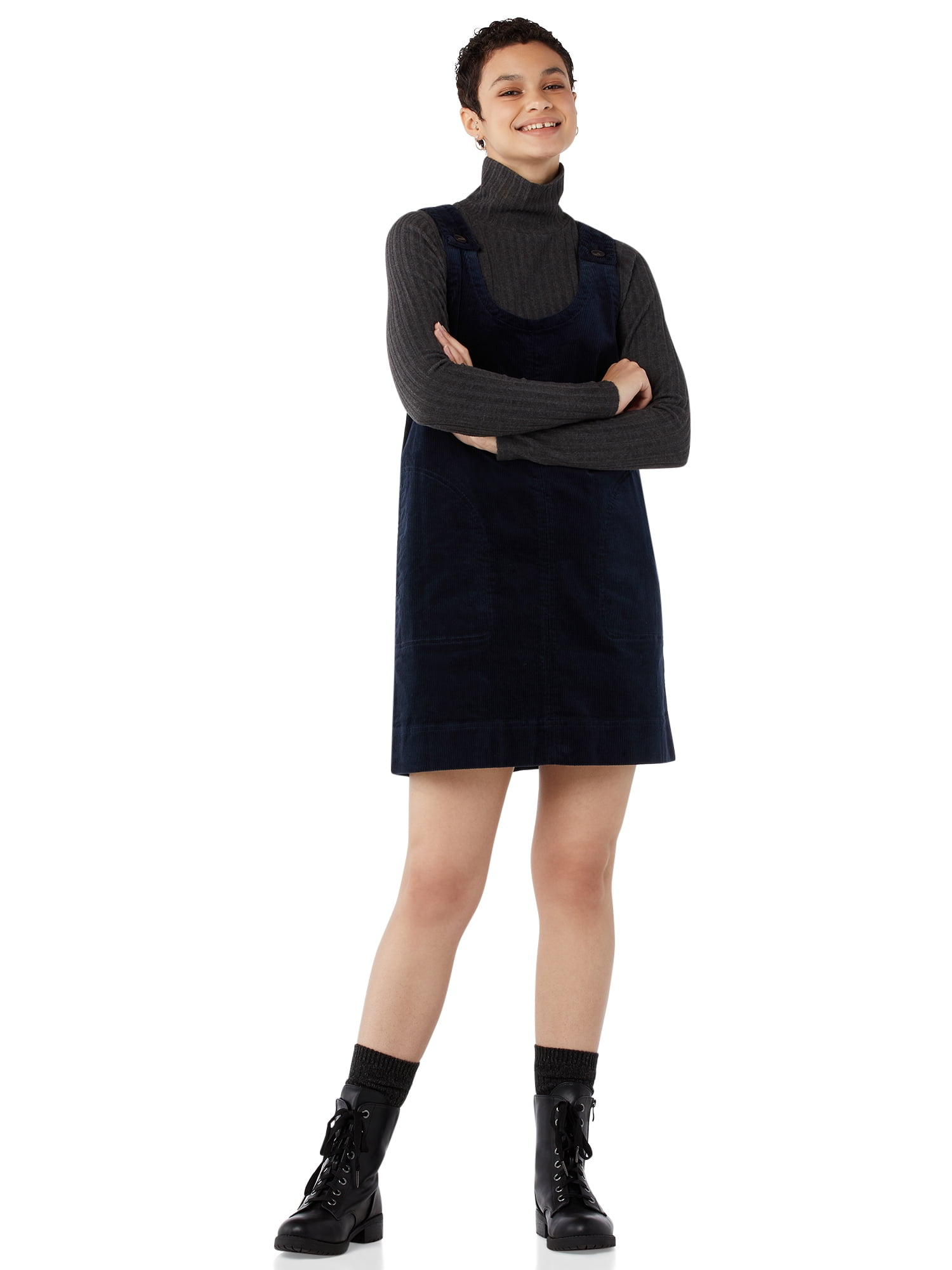 corduroy jumper dress womens