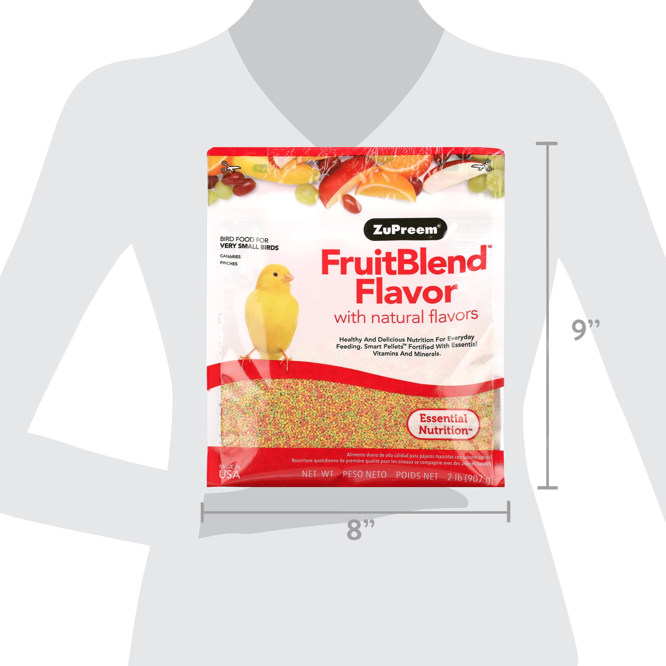 ZuPreem FruitBlend Flavor with Natural Flavors Bird Food for ZuPreem FruitBlend Flavor with Natural Flavors Bird Food for