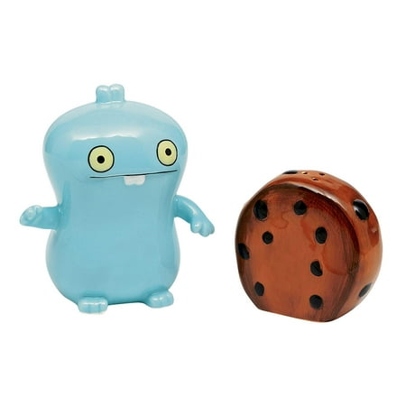 Uglydoll Babo and Cookie Salt and Pepper Shaker, 3-Inch, Simplify your gift giving. This fun Salt&Pepper Shaker is gift boxed and is ready for gifting By Grasslands