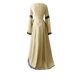 thumbnail image 3 of Womens Halloween Costumes 2024 Cosplay Gothic Dresses Women Medie Dress Renaiss Fit Irregular Long Sleeve Cosplay Maxi Dress, 3 of 3