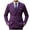 Purple, variant on Men's Double-Breasted Suit Blazer Slim Fit Solid Color Sport Coat Jacket for Business, Wedding, Prom & formal Events Purple