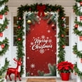 thumbnail image 4 of Yunuuuoa Christmas Door Curtain Santa Claus Polyester Decoration for Holiday Party Wall Hanging Festive Home Decor Indoor Outdoor Doorway Cover, 4 of 6