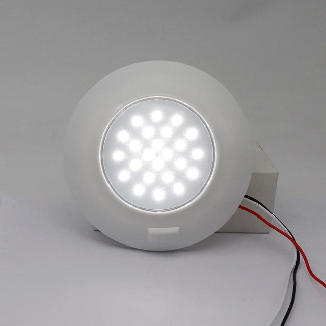 Luz para debajo del pequeña sala, luces de tejado interiores para DC 12V, RV, barco, cocina, armario, armario, , librería, cocina, sala Sharpla luz de techo para barco impermeable