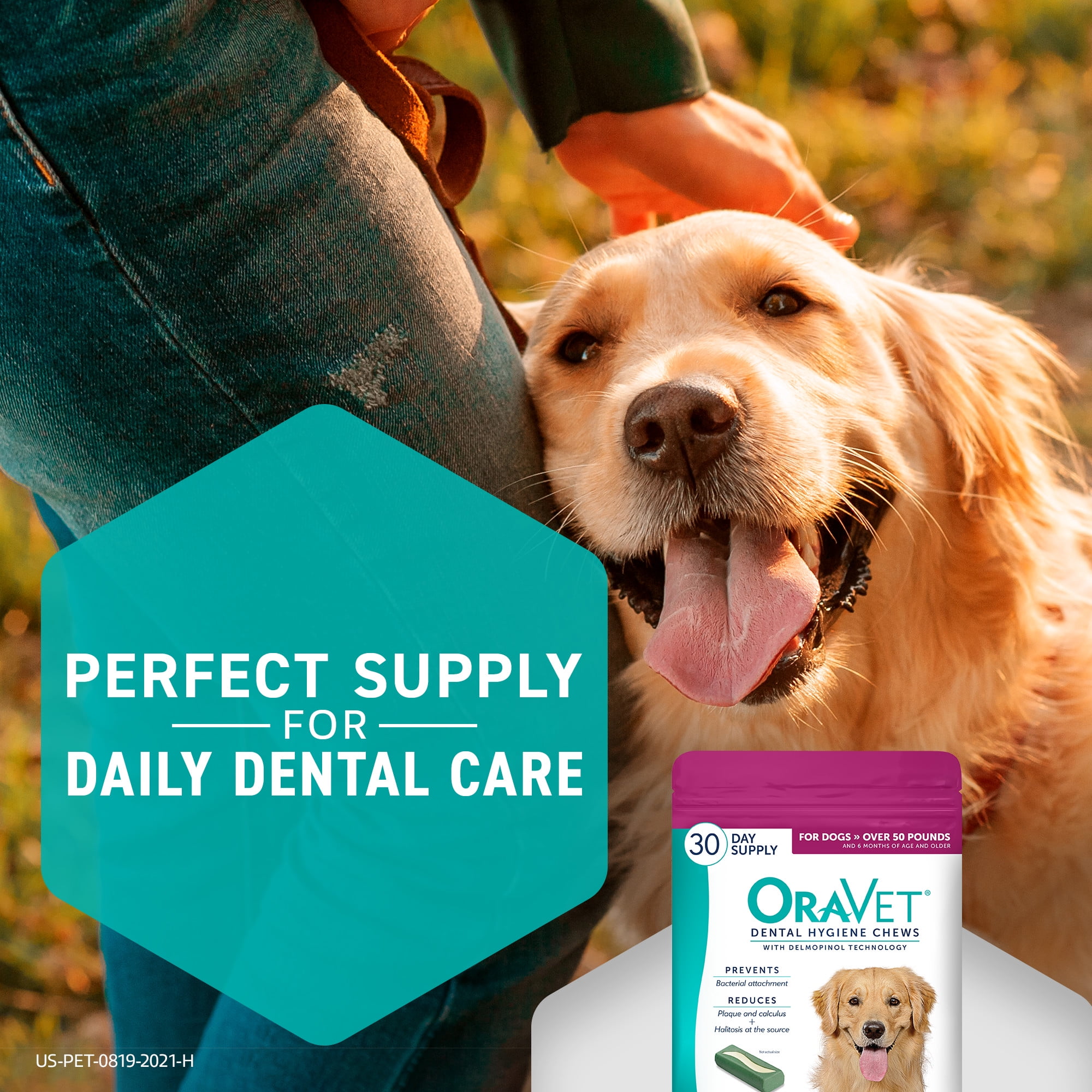 Oravet chews over 50 cheap lbs