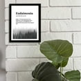 thumbnail image 5 of Designs ByLITA Eudaimonia Dictionary Definition Forest Design, 11 x 14 Wooden Wall Print (Framed) | Inspirational Modern Art Decoration, 5 of 7