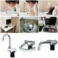 thumbnail image 3 of 1pcs Copper Fold Down Caravan Motorhome Hot And Cold Mixer Water Tap Faucet For 360° Rotation Direct Replacement Car Accessories, 3 of 9