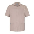 thumbnail image 2 of Adar Universal Scrubs For Men - Zippered Short Sleeved Scrub Jacket, 2 of 5