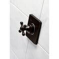 thumbnail image 2 of Kingston Brass KS3045BX  Single-Handle Three-Way Diverter Valve with Square Trim Kit, Oil Rubbed Bronze, 2 of 9